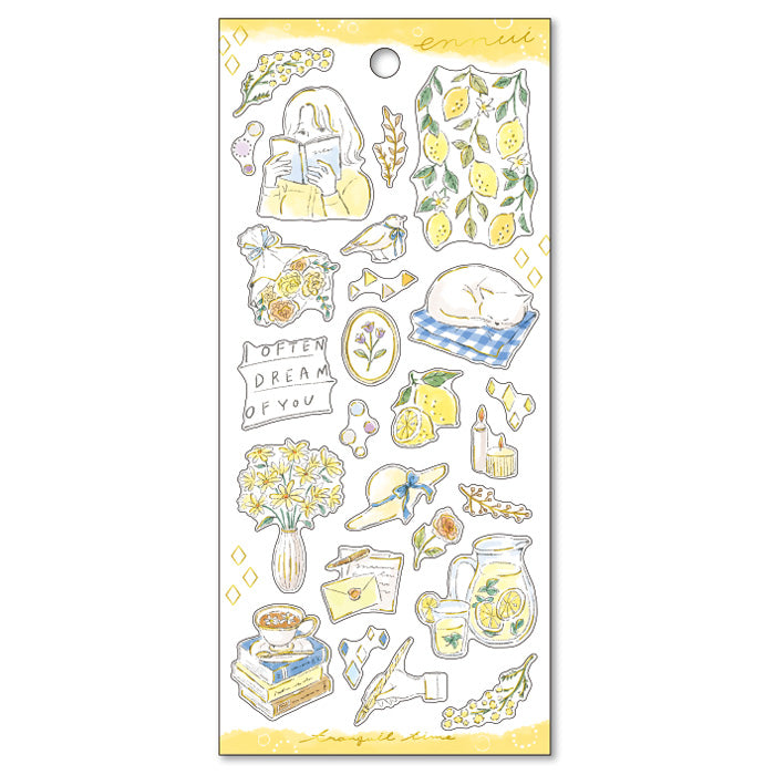 Mind Wave Ennui Gold Foil Sticker - Yellow 82086