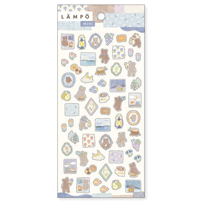 Mind Wave LAMPO Mini Gold Foil Sticker - Brown Bear 82094