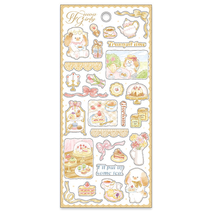 Mind Wave Fuwa Girly Sticker - Tea Time 82107