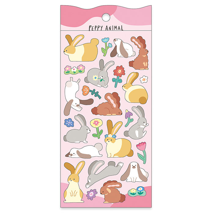 Mind Wave Peppy Animal Sticker - Rabbit 82115