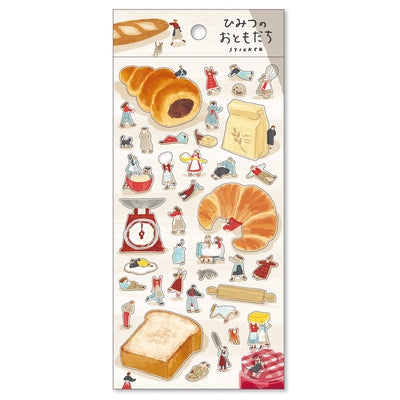 Mind Wave Secret Friend Clear Sticker - Bread Making 82153