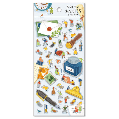 Mind Wave Secret Friend Clear Sticker - Letter 82154