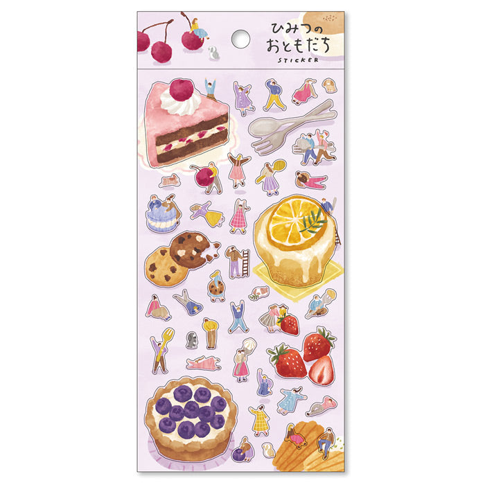 Mind Wave Secret Friend Clear Sticker - Dessert Party 82156