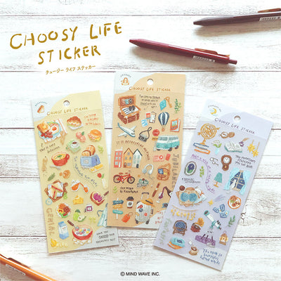 Mind Wave Choosy Life Clear Sticker - Breakfast