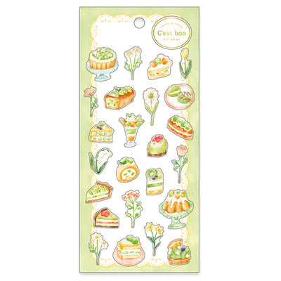 Mind Wave C'est Bon Clear Sticker - Green 82165