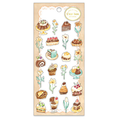 Mind Wave C'est Bon Clear Sticker - Brown 82168