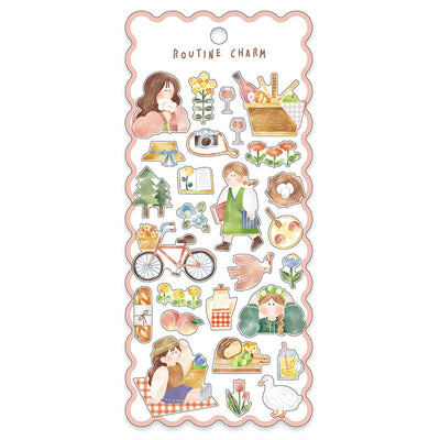 Mind Wave Routine Charm Clear Sticker - Picnic 82185