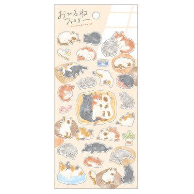 Mind Wave Ohirune Family Sticker - Cat II 82285