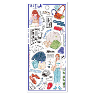 Mind Wave Style Look Clear Sticker - Study Day 82308