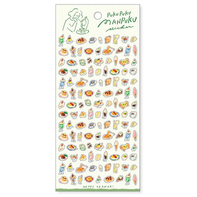 Mind Wave Puku Puku Manpuku Clear Sticker - Light Meal 82315