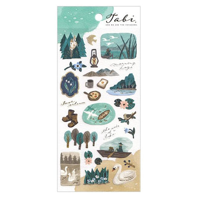 Mind Wave Tabi Gold Foil Sticker - Lake 82328