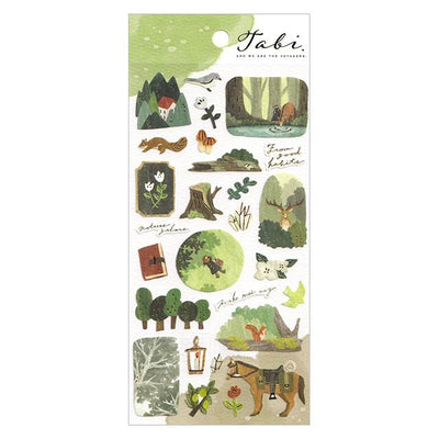 Mind Wave Tabi Gold Foil Sticker - Forest 82331