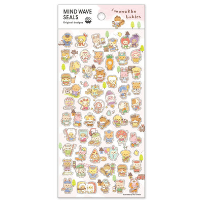 Mind Wave Original Clear Sticker - Manekko Babies 82366