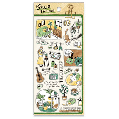 Mind Wave Snap the Day Clear Sticker - Relaxing 82402