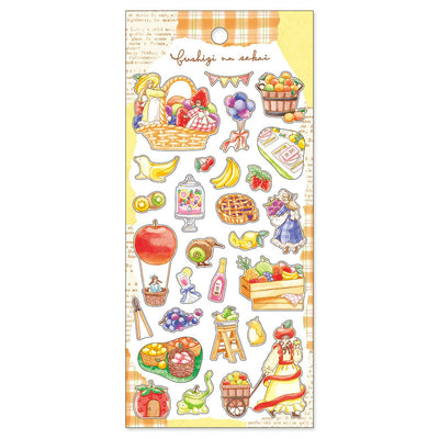 Mind Wave Mysterious World Gold Foil Sticker - A Big Harvest of Fruit 82410