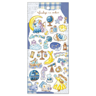 Mind Wave Mysterious World Gold Foil Sticker - A Sparkling Night Walk 82412