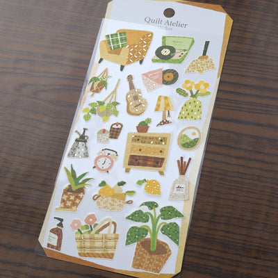 Mind Wave Quilt Atelier Gold Foil Sticker - Favorite Room 82426