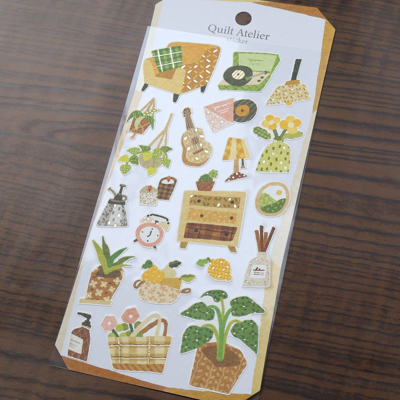Mind Wave Quilt Atelier Gold Foil Sticker - Favorite Room 82426