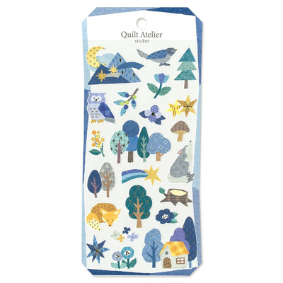 Mind Wave Quilt Atelier Gold Foil Sticker - Starry Forest 82427