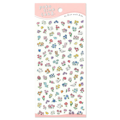 Mind Wave Poko Time Clear Sticker - Flower 82429