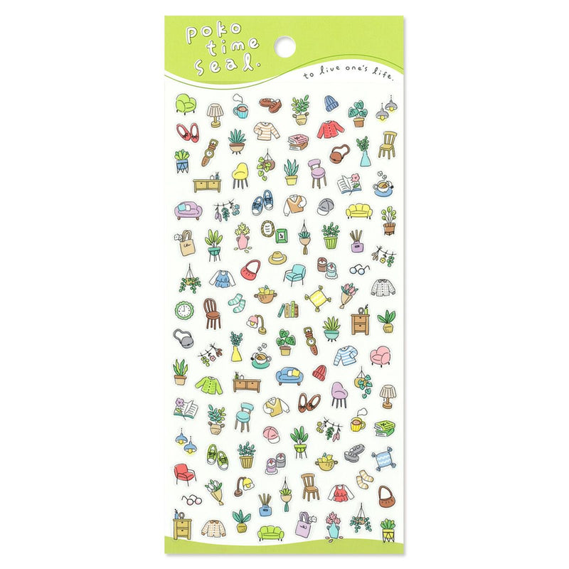 Mind Wave Poko Time Clear Sticker - Room 82431