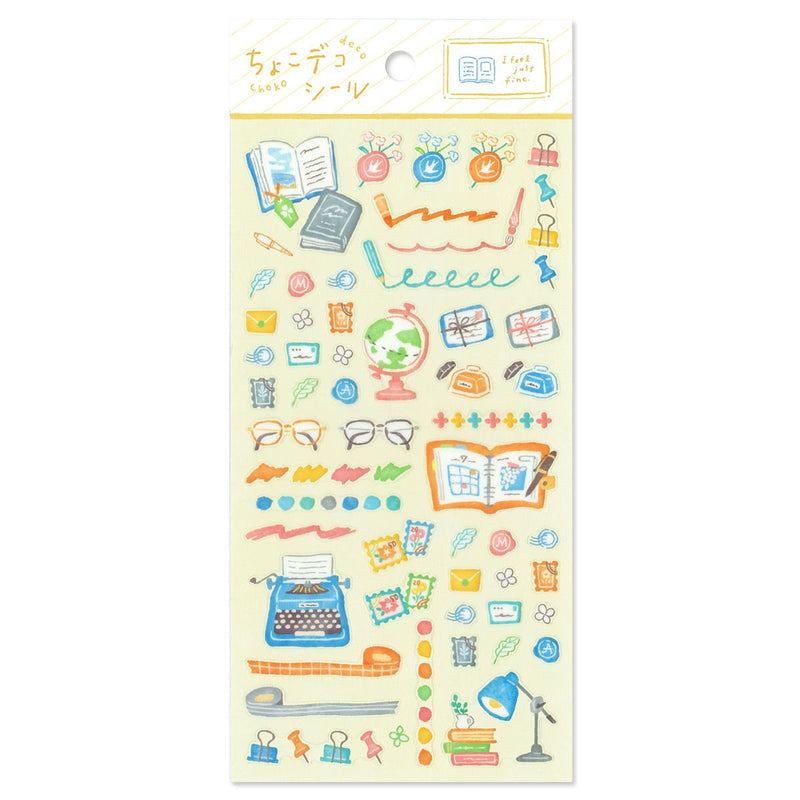 Mind Wave Choko Deco Clear Sticker - Bunbougu 82460