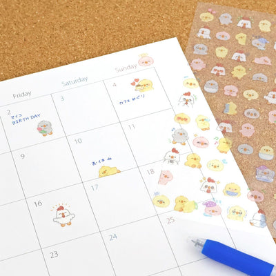 Mind Wave Mood Icon Clear Sticker - Chick 82501