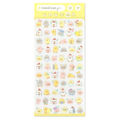 Mind Wave Mood Icon Clear Sticker - Chick 82501