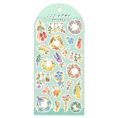 Mind Wave Heart-fluttering Sticker - Wreath 82506