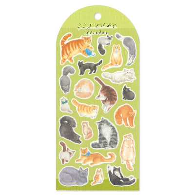 Mind Wave Heart-fluttering Sticker - Cat 82509