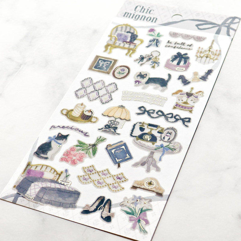 Mind Wave Chic Mignon Gold Foil Sticker - Furniture 82525