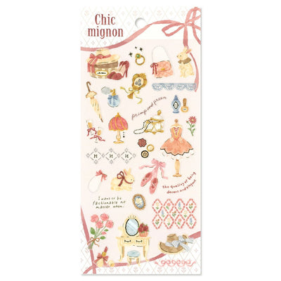 Mind Wave Chic Mignon Gold Foil Sticker - Dress Up 82526