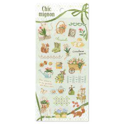 Mind Wave Chic Mignon Gold Foil Sticker - Gardening 82527