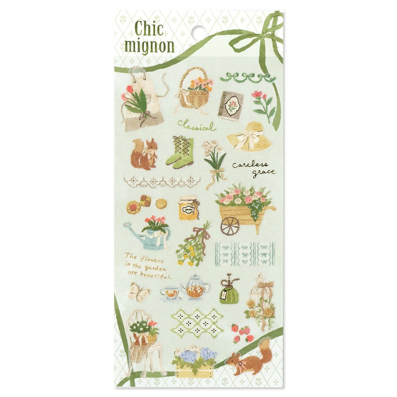 Mind Wave Chic Mignon Gold Foil Sticker - Gardening 82527