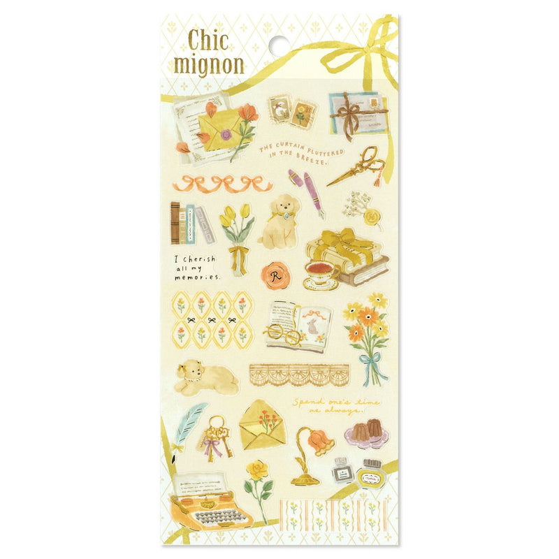 Mind Wave Chic Mignon Gold Foil Sticker - Stationery 82528