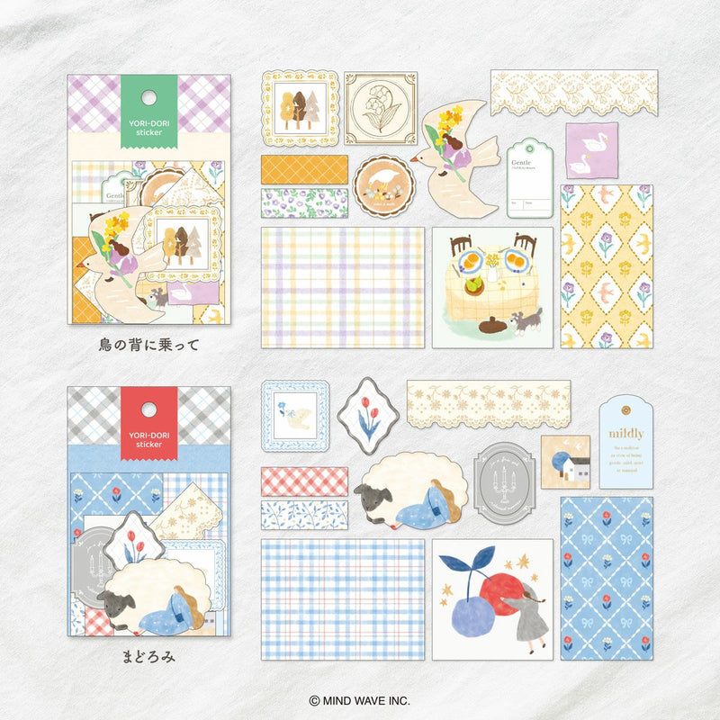 Mind Wave YORI-DORI Sticker Flakes - Doze