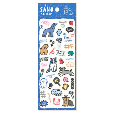 Mind Wave SANO Pukumori Sticker - Inu 82563