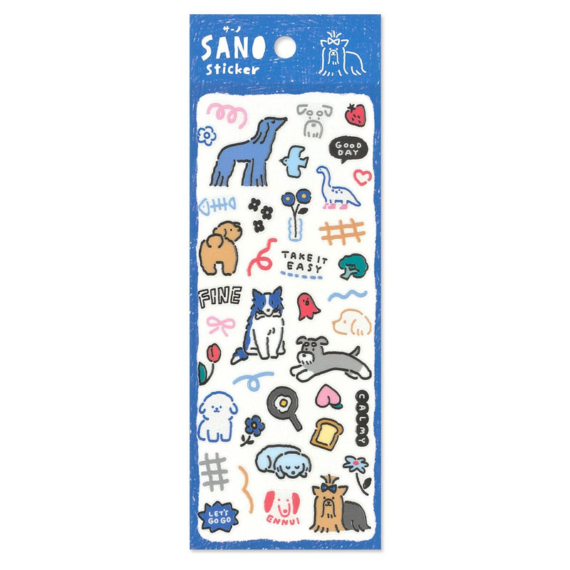 Mind Wave SANO Pukumori Sticker - Inu 82563