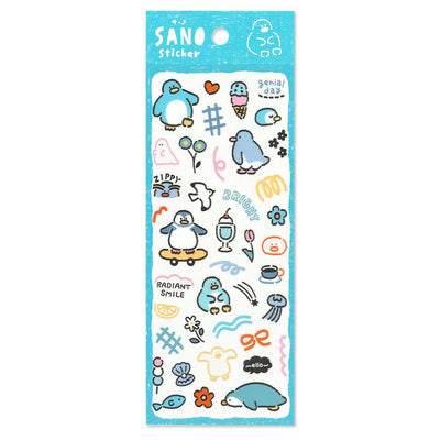 Mind Wave SANO Pukumori Sticker - Pengin 82567