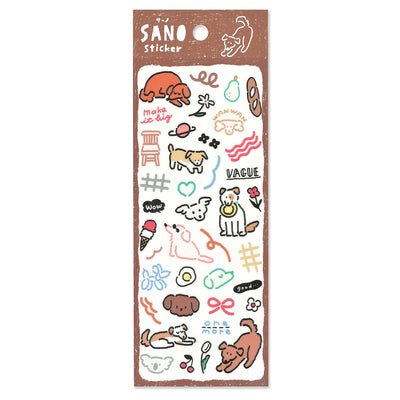 Mind Wave SANO Pukumori Sticker - Inu 2 82568