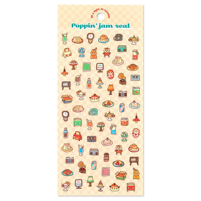 Mind Wave Poppin' Jam Clear Sticker - Retro 82604