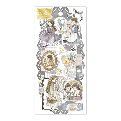 Qlia Elle Noire Gold Foil Sticker - Pastel 91065