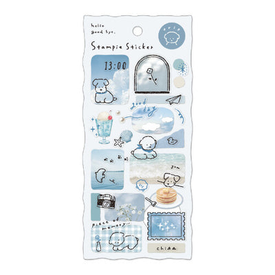 Qlia Stampie Sticker - Trip Blue 91092