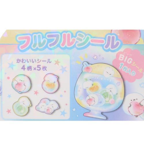 Q-Lia Furu Furu Sticker Flakes - Mochi Enaga 91115