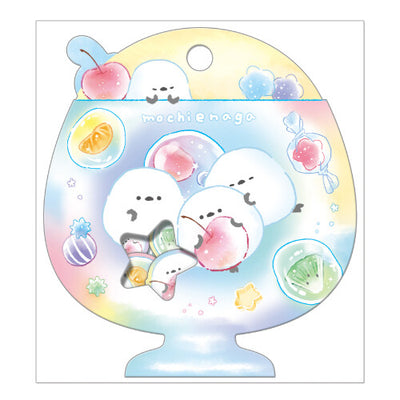 Q-Lia Furu Furu Sticker Flakes - Mochi Enaga 91115