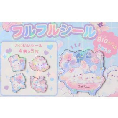 Q-Lia Furu Furu Sticker Flakes - Oyasumi Bunny 91118