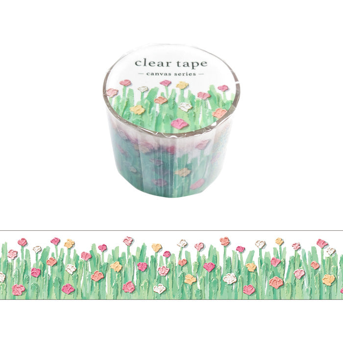 Mind Wave Canvas Series Clear PET Tape - Flower Garden 95214