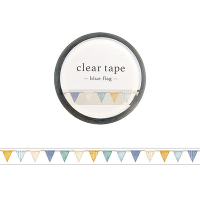 Mind Wave Skinny Clear PET Tape - Blue Flag 95289