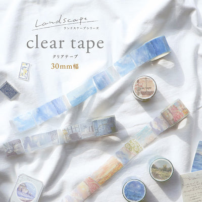 Mind Wave Landscape Clear PET Tape - Akane Cloud