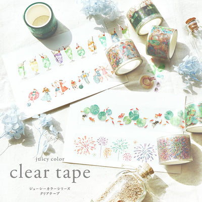 Mind Wave Juicy Color Clear PET Tape - Cream Soda